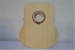 Medžio gitaros mėginys iš A2 dydžio UV spausdintuvo WER-DD4290UV